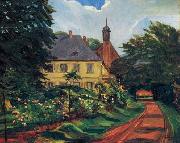 Wilhelm Trubner Einfahrtsweg zum Stift Neuburg Sweden oil painting artist